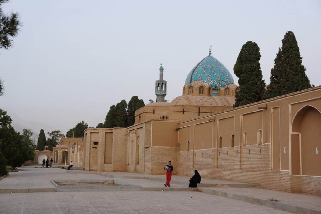 kopule svatině Nematollah Vali ve městě Mahán v Kermán provincii