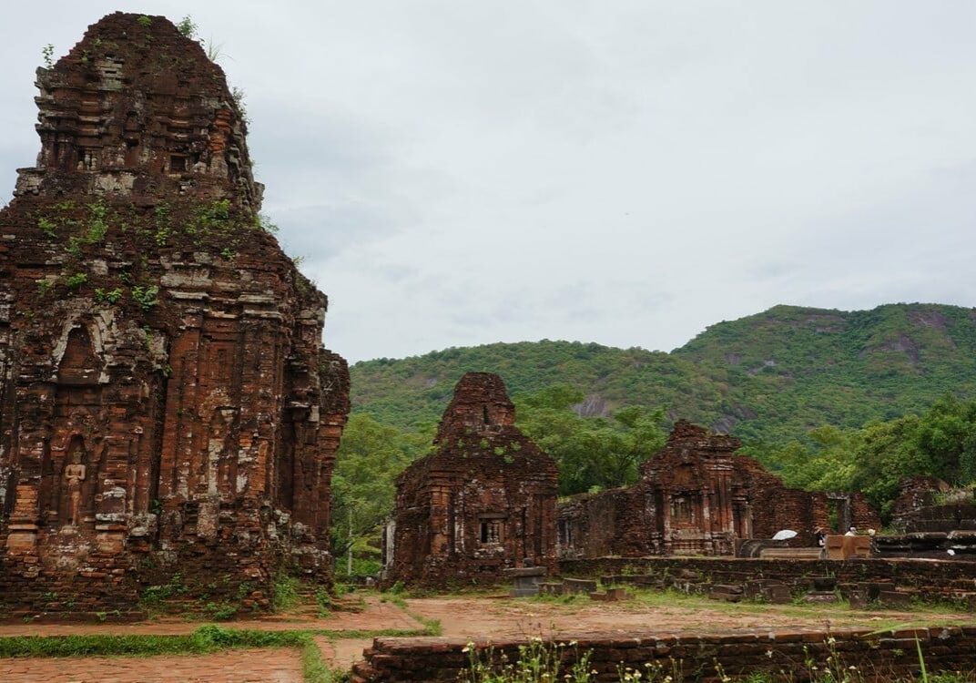 rozvaliny chrámů v My Son na seznamu UNESCO